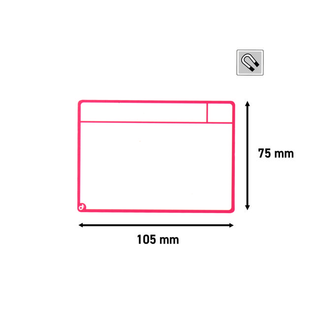 Magnetisches Aufgaben-Kartenset für Scrum-Board, 6 Spalten, M-Karten