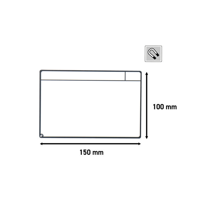 Magnetisches Aufgaben-Kartenset für Scrum-Board, 6 Spalten, S-Karten