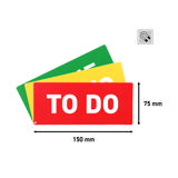 Magnetisches Aufgaben-Kartenset für Kanban-Board, 3 Spalten, M-Karten