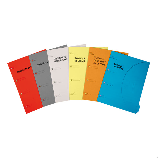 Smartfolder Sammelmappe mit Abheftrand, und Registertab, vorgedruckt, academic pack, DIN A4