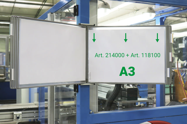 Tarifold Drehzapfensichttafel, DIN A3, quer