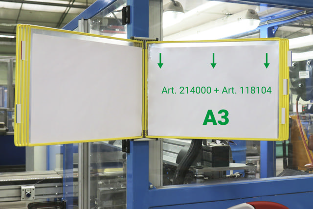 Tarifold Drehzapfensichttafel, DIN A3, quer