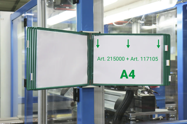 Drehzapfensichttafel Tarifold, DIN A4, Quer