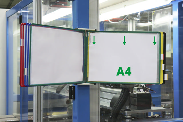 Drehzapfensichttafel Tarifold, DIN A4, Quer