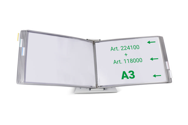 Tarifold Drehzapfensichttafel, DIN A3, quer, Öffnung rechts