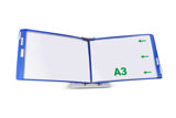 Tarifold Drehzapfensichttafel, DIN A3, quer, Öffnung rechts