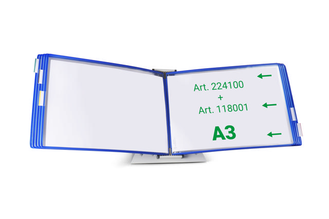 Tarifold Drehzapfensichttafel, DIN A3, quer, Öffnung rechts