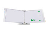 Tarifold Drehzapfensichttafel, DIN A3, quer, Öffnung rechts