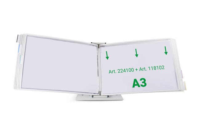 Tarifold Drehzapfensichttafel, DIN A3, quer