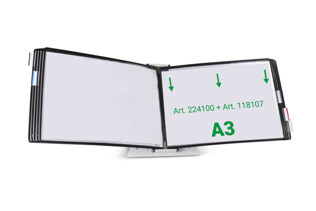 Tarifold Drehzapfensichttafel, DIN A3, quer