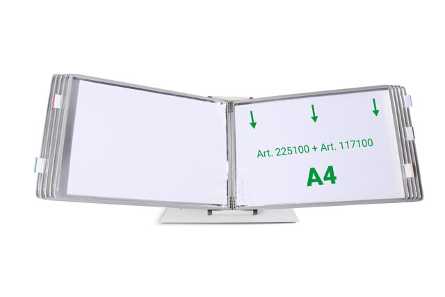 Drehzapfensichttafel Tarifold, DIN A4, Quer