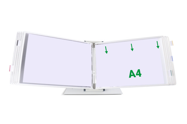 Drehzapfensichttafel Tarifold, DIN A4, Quer