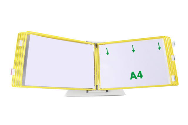 Drehzapfensichttafel Tarifold, DIN A4, Quer