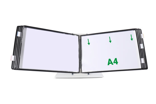 Drehzapfensichttafel Tarifold, DIN A4, Quer