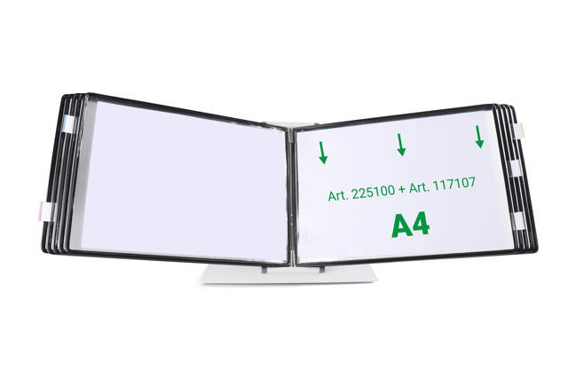 Drehzapfensichttafel Tarifold, DIN A4, Quer