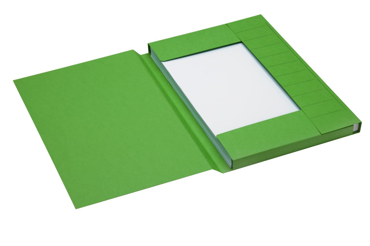 Secolor 3-Klappen-Dokumentenmappe, Folio, 100% recycelter Karton, FSC®