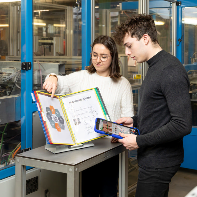 Tischsichttafelsystem Tarifold Metall, DIN A4, 10 Sichttafeln