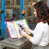 Tischsichttafelsystem Tarifold Metall, DIN A4, 10 Sichttafeln