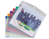 Klettverschlusstasche Color Collection, DIN A4, Quer