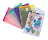 Klettverschlusstasche Color Collection, DIN A7, Hoch