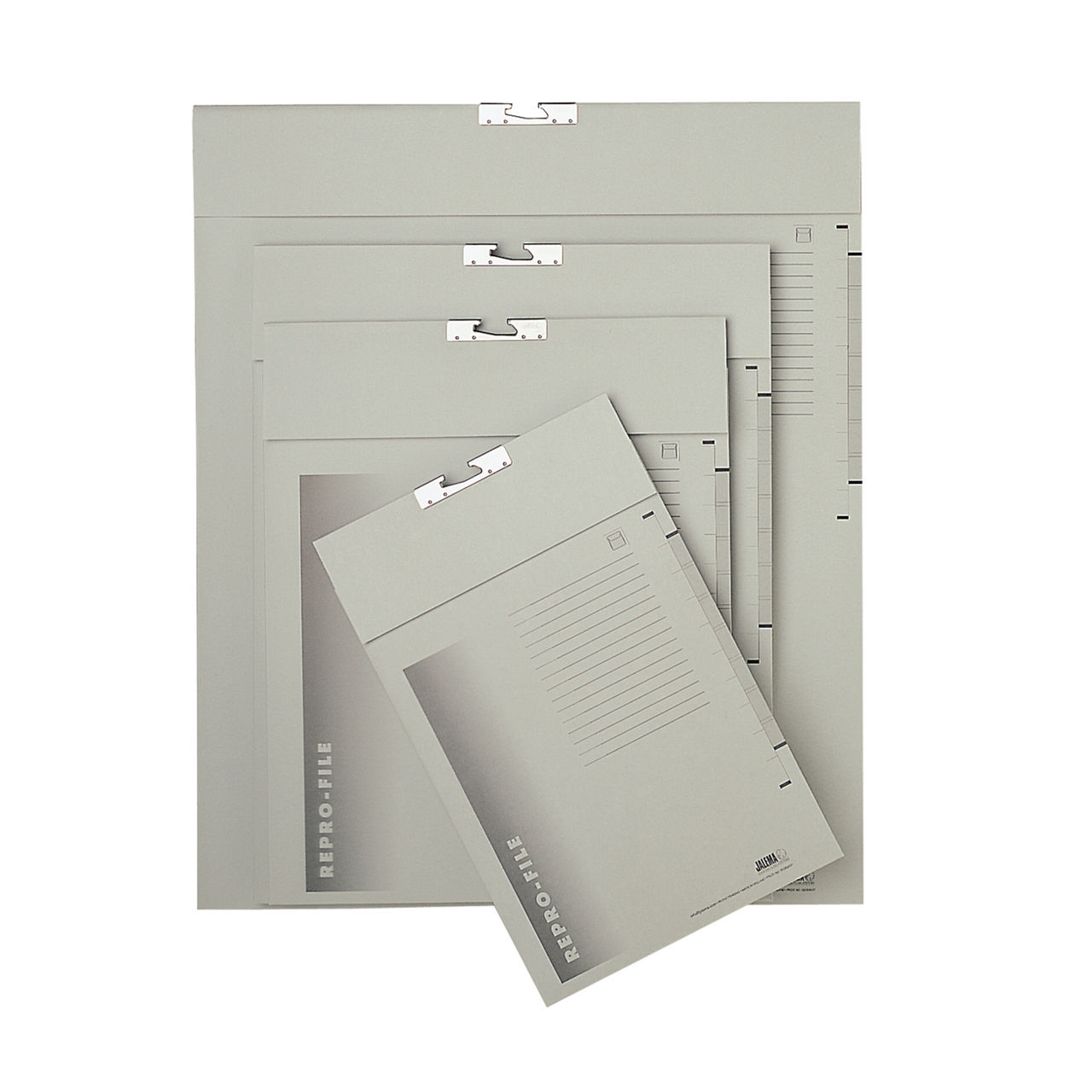 Repro File, 2 Fächern, 370 x 450 mm, Grau