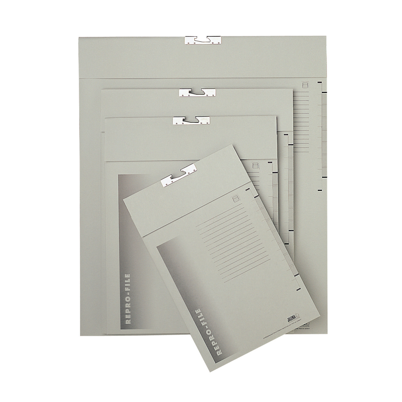 Repro-file, 2 Fächern, 420 x 520 mm, Grau