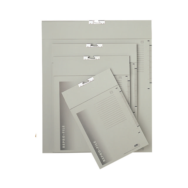 Repro-file, 2 Fächern, 550 x 650 mm, Grau