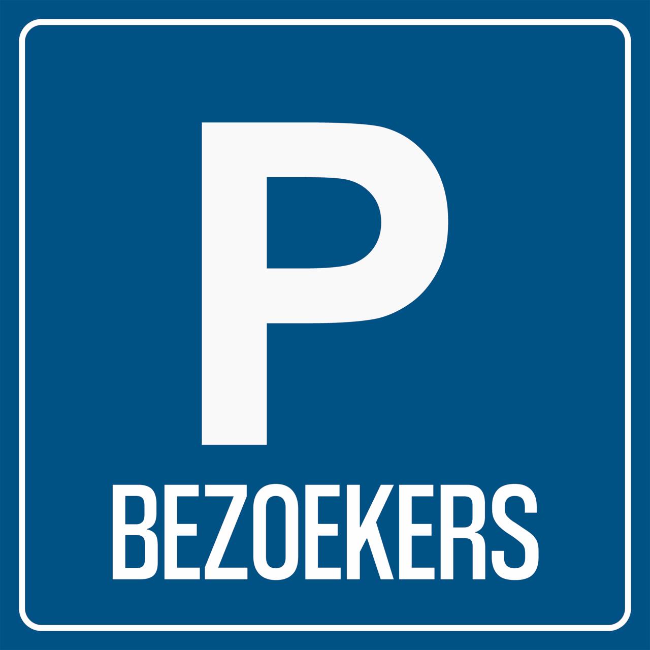 Piktogramm-Zeichen Besucherparkplatz, 100 x 100 mm