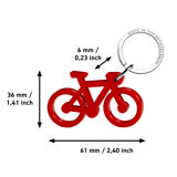 Schlüsselanhänger Fahrrad, recycelt