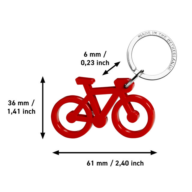 Schlüsselanhänger Fahrrad, recycelt