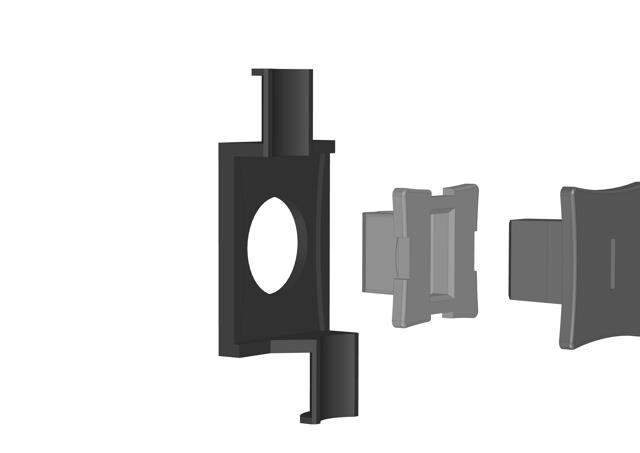 Zubehör T-Clip, Kabelhalter