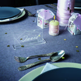 Personalisierbare Tischkarte aus Acryl, rechteckig