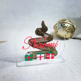 Personalisierbare Tischkarte aus Acryl, rund