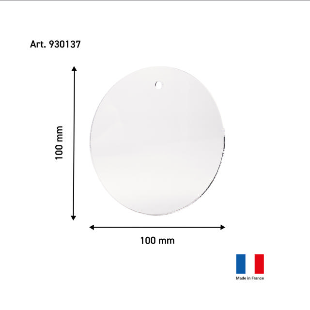 Individualisierbare Acrylscheibe S, 100 mm