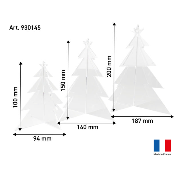 Acryl-Weihnachtsbaum-Set