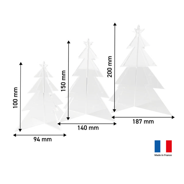 Acryl-Weihnachtsbaum-Set