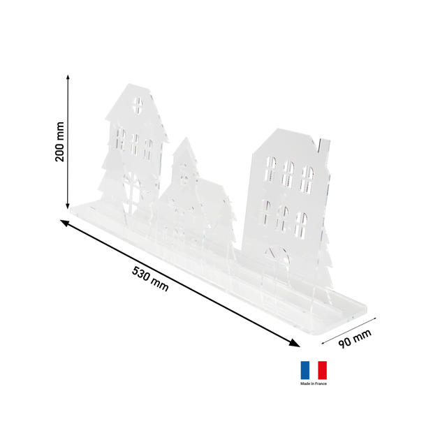 Acryl-Weihnachtsdorf