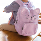 Mini-Rucksack, rosa Katze