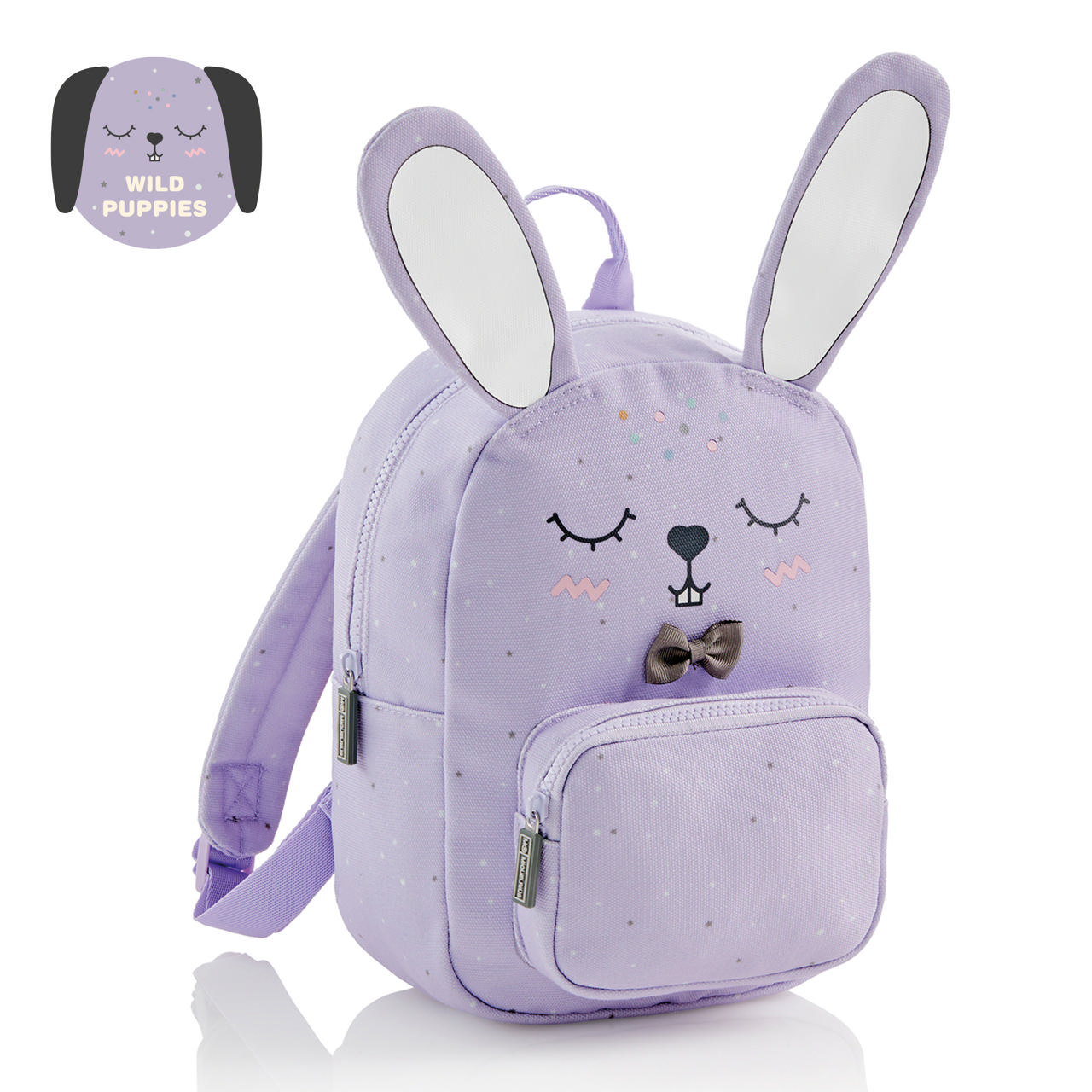 Mini Rucksack, Lila Kaninchen