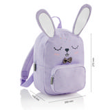 Mini Rucksack, Lila Kaninchen