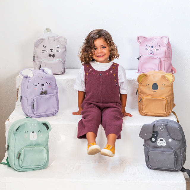 Mini Rucksack, Lila Kaninchen