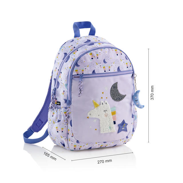 Schultasche, Unicorn, mittelgroß