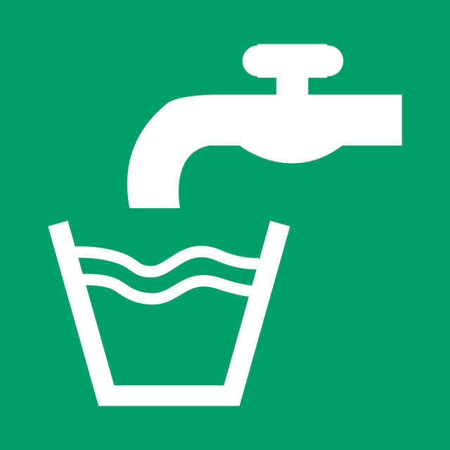 Piktogramm-Zeichen Trinkwasser