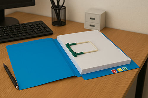 Seitliche Hängemappen (für Regale)