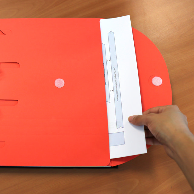 Mappen mit Abheftrand